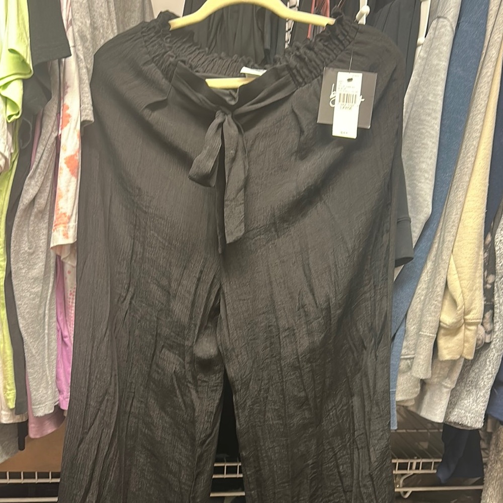 by & by Black Drawstring Pants